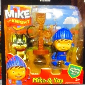 Fisher Price Mike The Knight & Yap Figures NIB